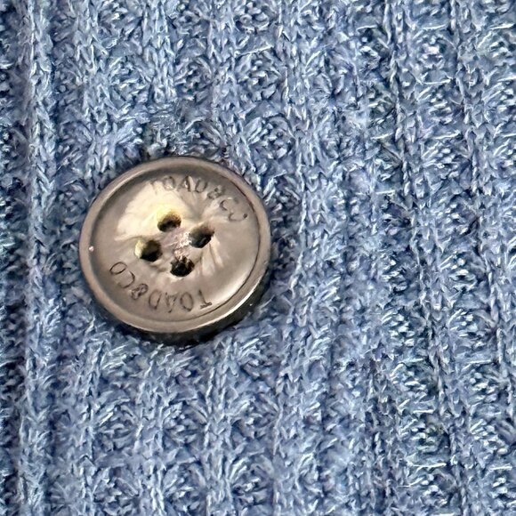 Toad&Co Hoodie Dress Womens M Blue Recycled Polyester Bitterroot Long Sleeves - Picture 9 of 9